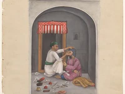 An ophthalmologist examining a patient’s retina with clinical imaging equipment