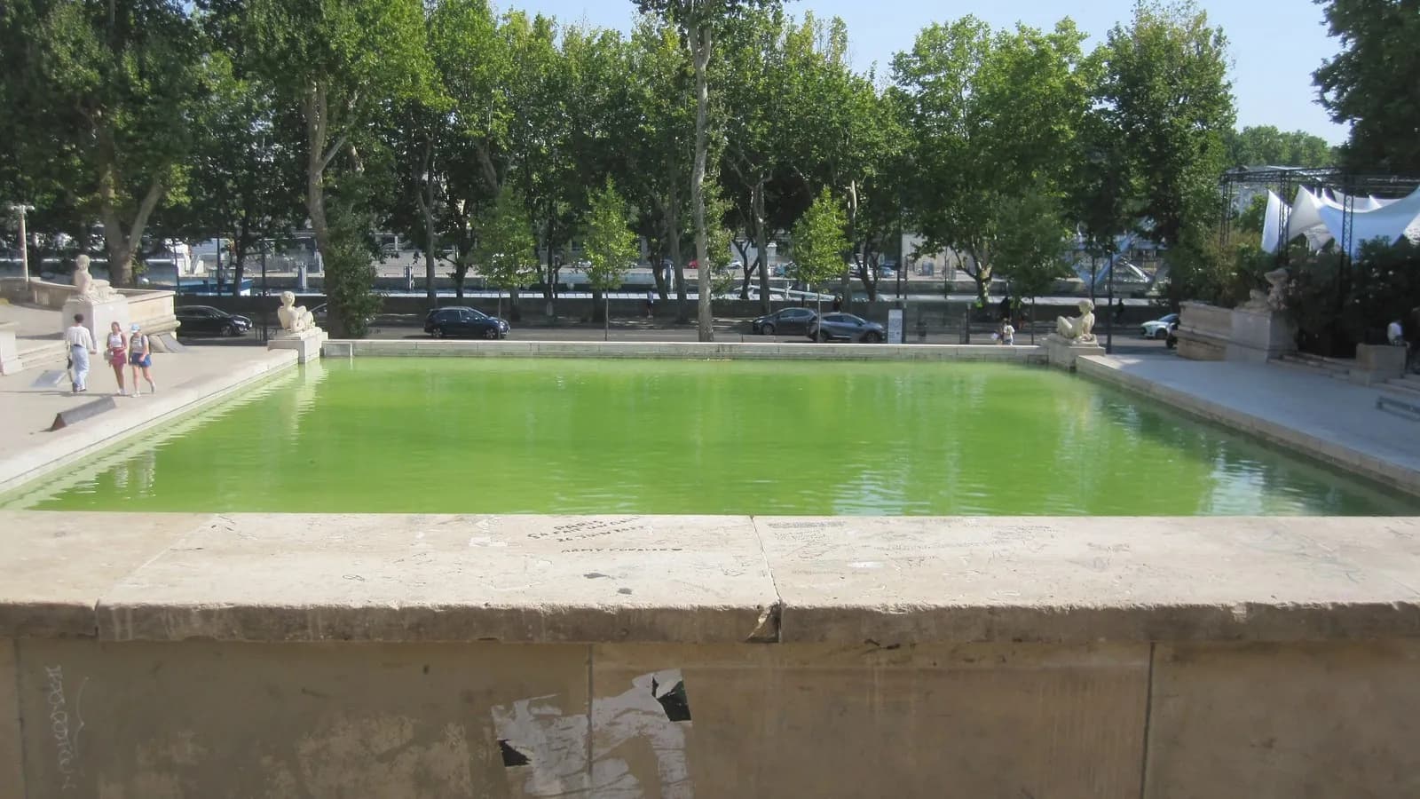 The Palais de Tokyo in Paris, the venue where Drew Henry showed his debut Courreges collection, photographed in July 2022