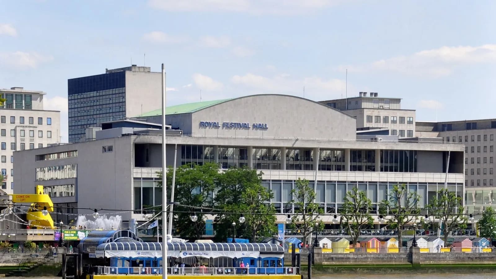 The Royal Festival Hall on London's South Bank, the venue for the festival's opening night, photographed on 14 June 2011