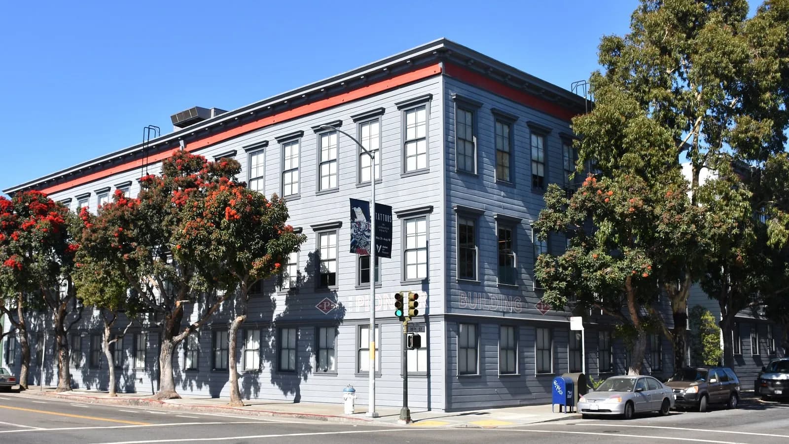 The Pioneer Building in San Francisco, home to OpenAI's headquarters, illustrative of the company and not a photograph of the model itself, photographed in July 2019