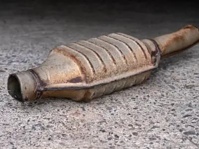 A catalytic converter, the largest single use of platinum group metals