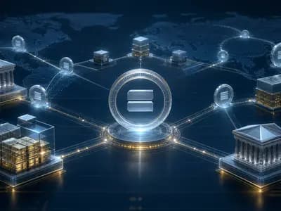 Digital dollar tokens moving through a global payment and reserve network