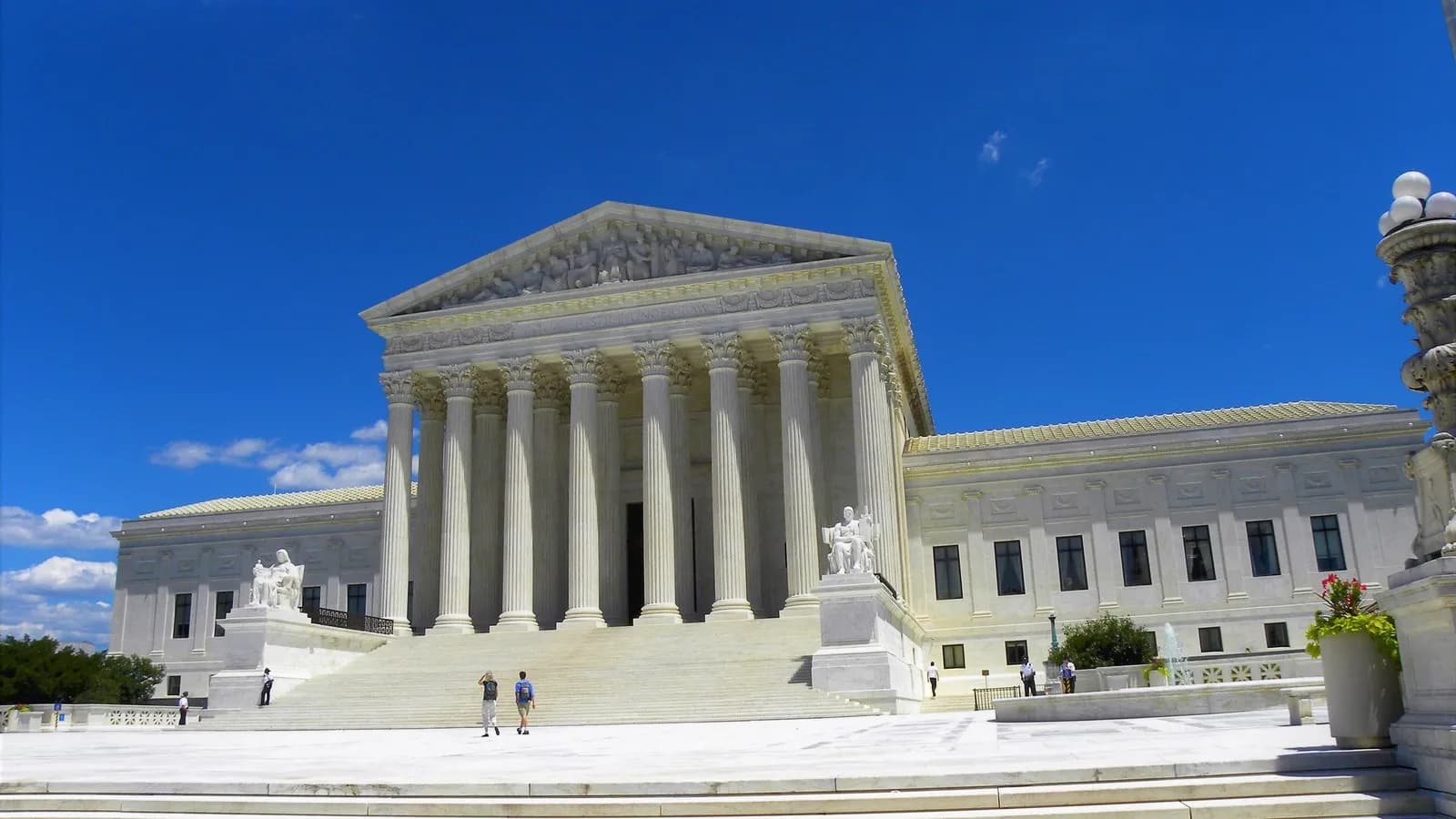 The Supreme Court Building in Washington DC, where the justices issued the 6-3 order on third-country deportations, photographed in July 2018