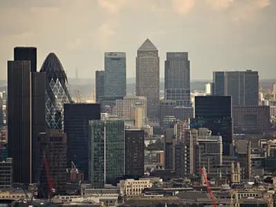 London financial district crypto